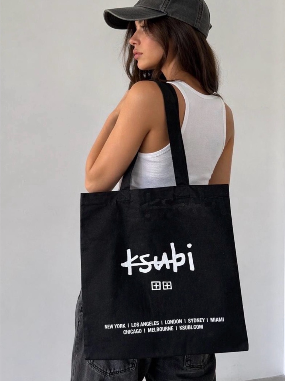 Ksubi Canvas Logo Tote bag
